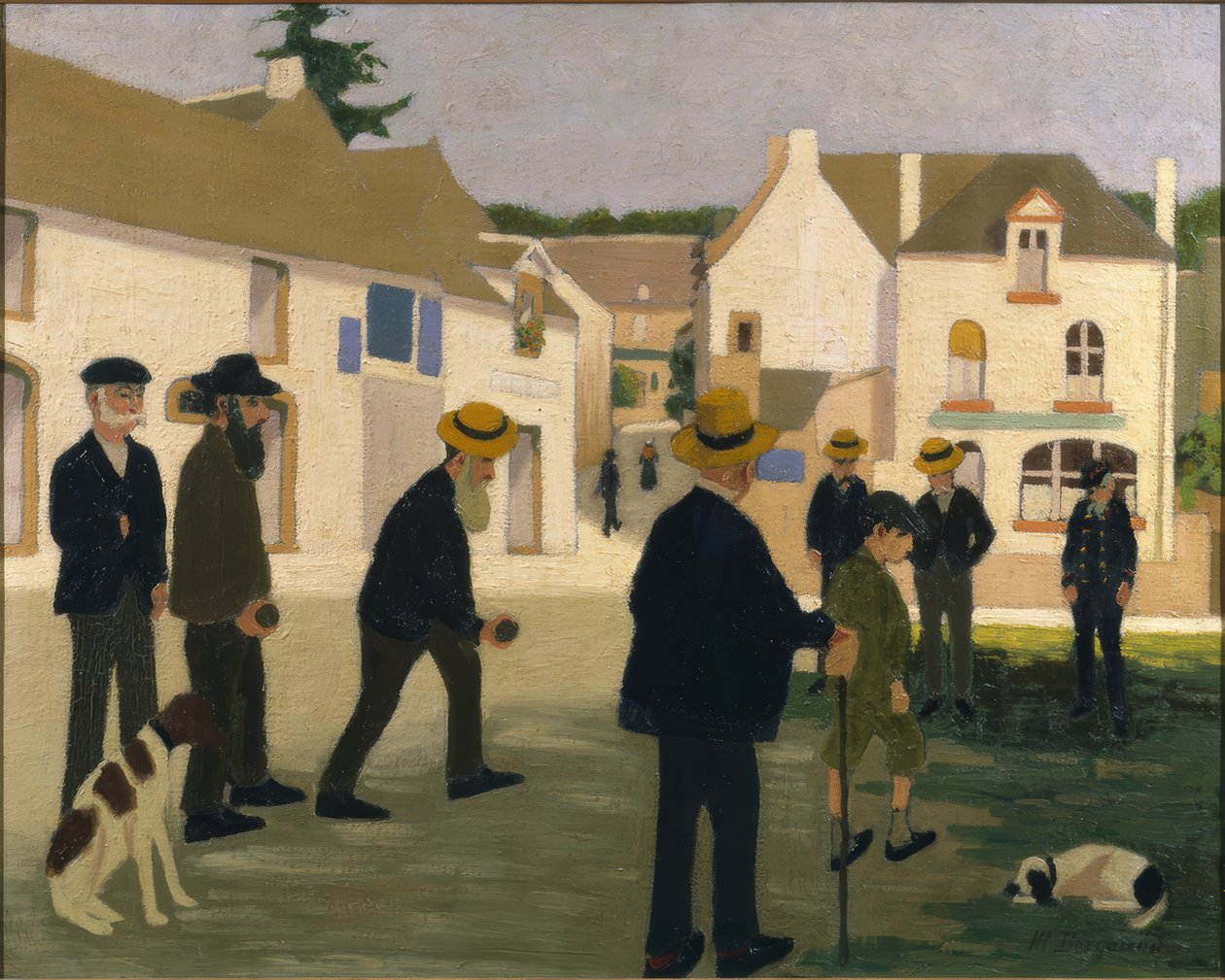 Jeu de boules door Marius Borgeaud