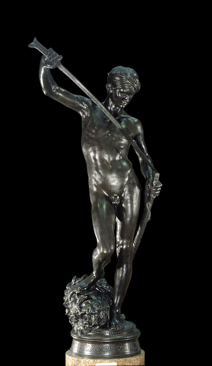 David (brons sculptuur door Antonin Mercia) door Marius Jean Antonin Mercie