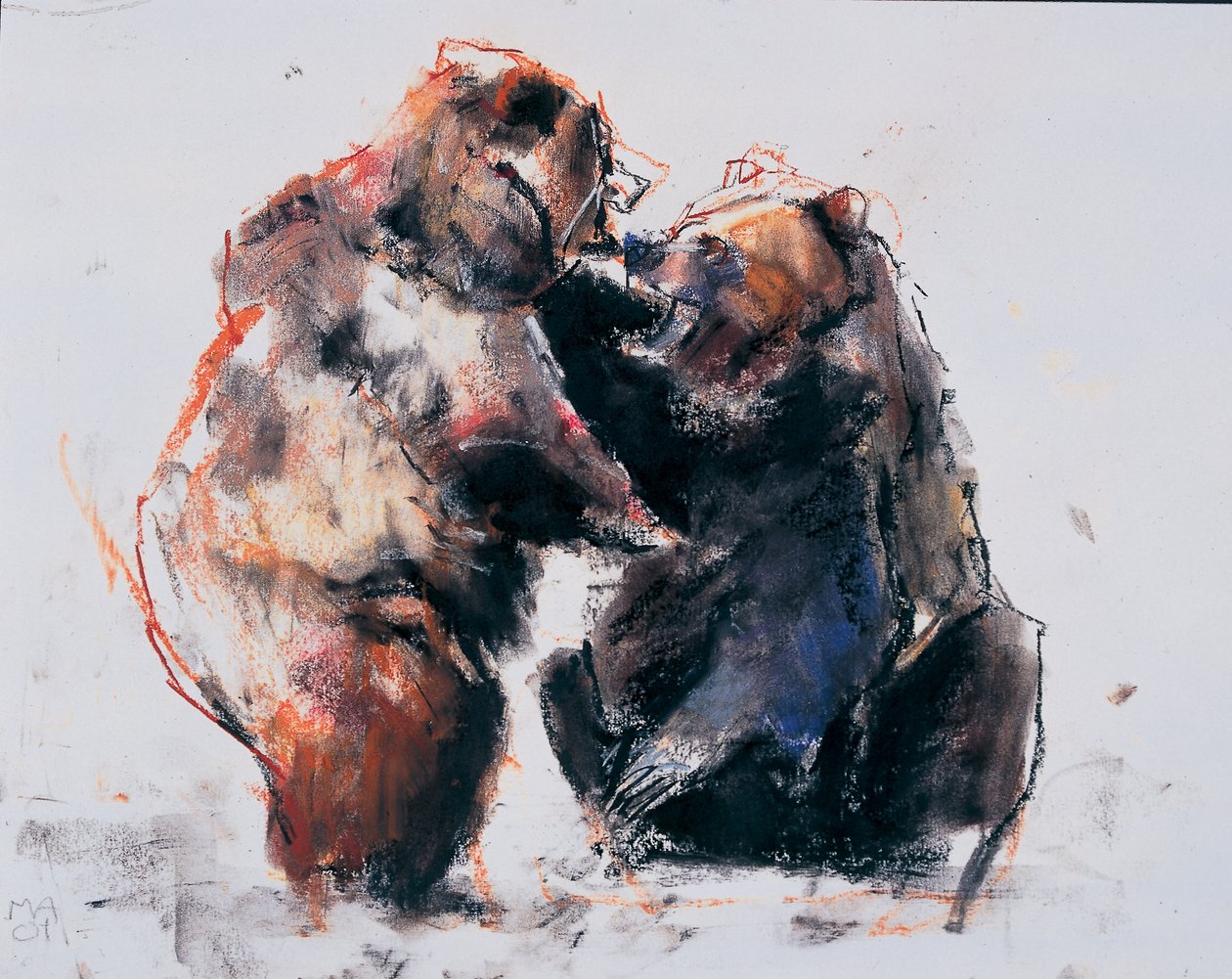 Europese bruine beren, 2001 door Mark Adlington