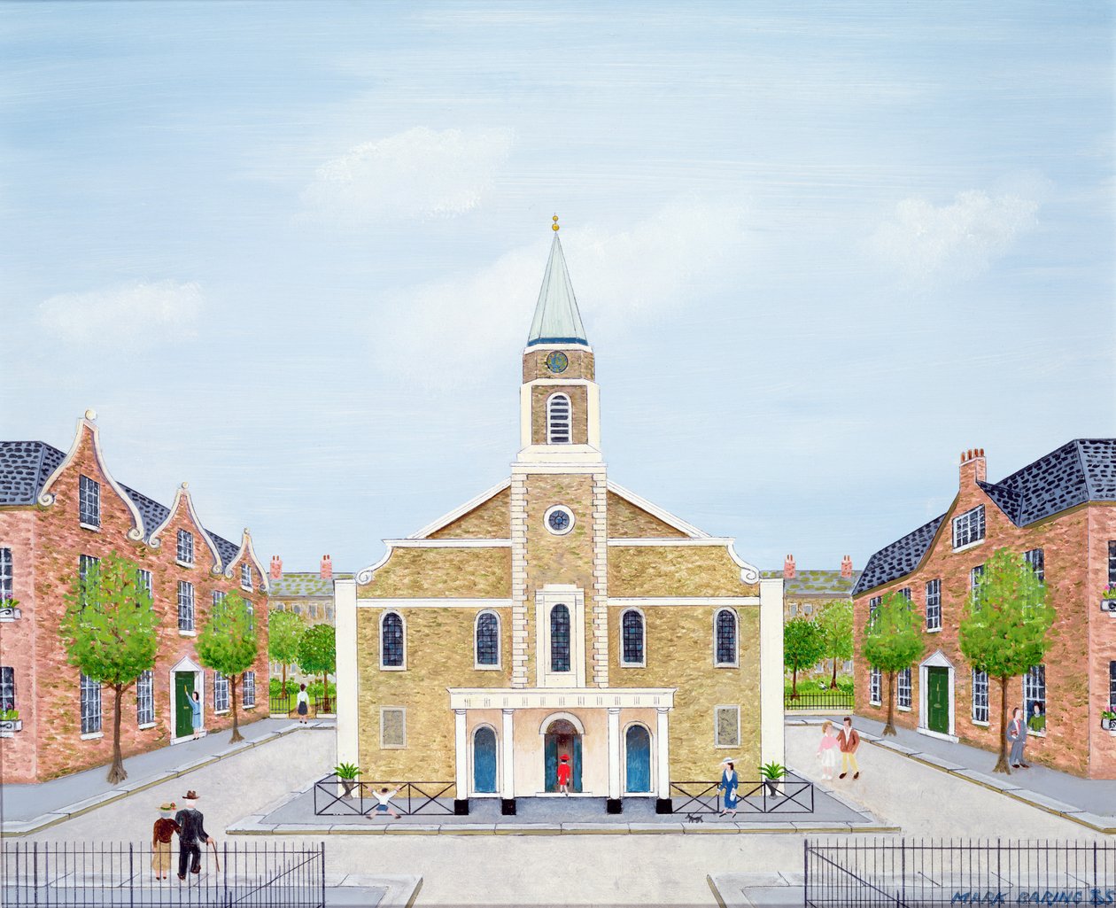 Grosvenor Kapel, Londen door Mark Baring