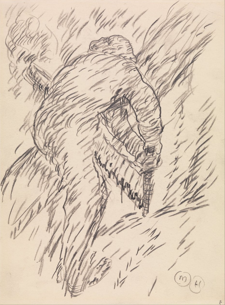 Hout zagen door Marsden Hartley