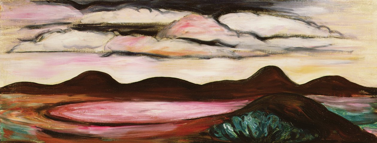 Herinnering aan New Mexico door Marsden Hartley