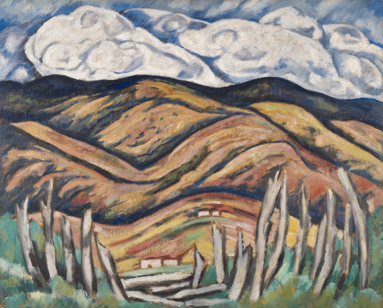 De laatste van New England - Het begin van New Mexico door Marsden Hartley