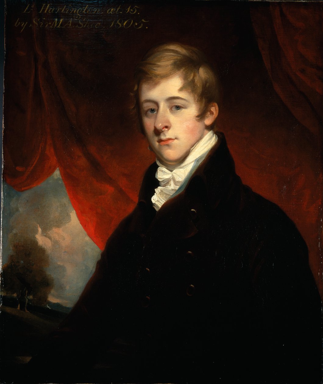 Portret van William Cavendish als Markies van Hartington door Martin Archer Shee