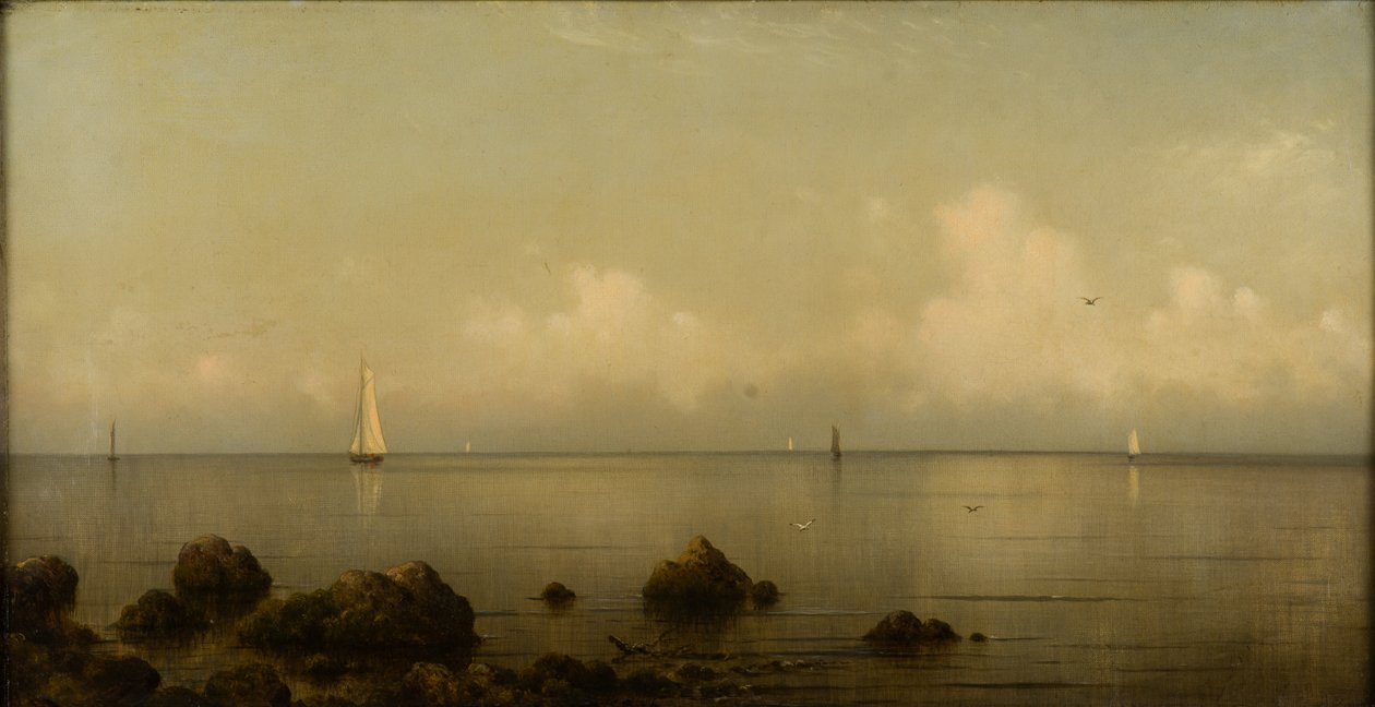 Thimble Island, CT, 1875-1876 door Martin Johnson Heade