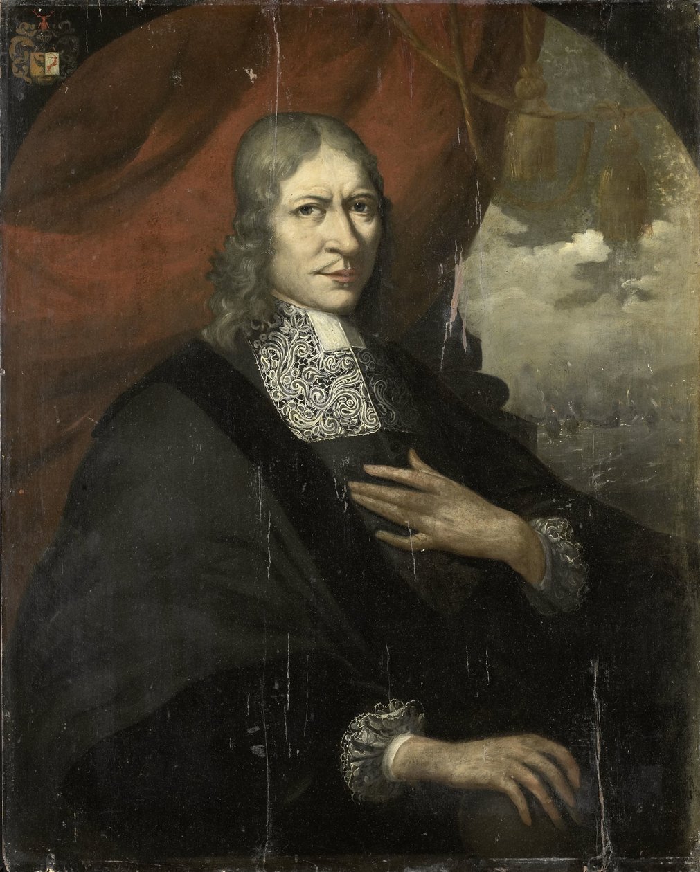 Portret van Rycklof van Goens, Gouverneur-Generaal door Martin Palin (attributed to)