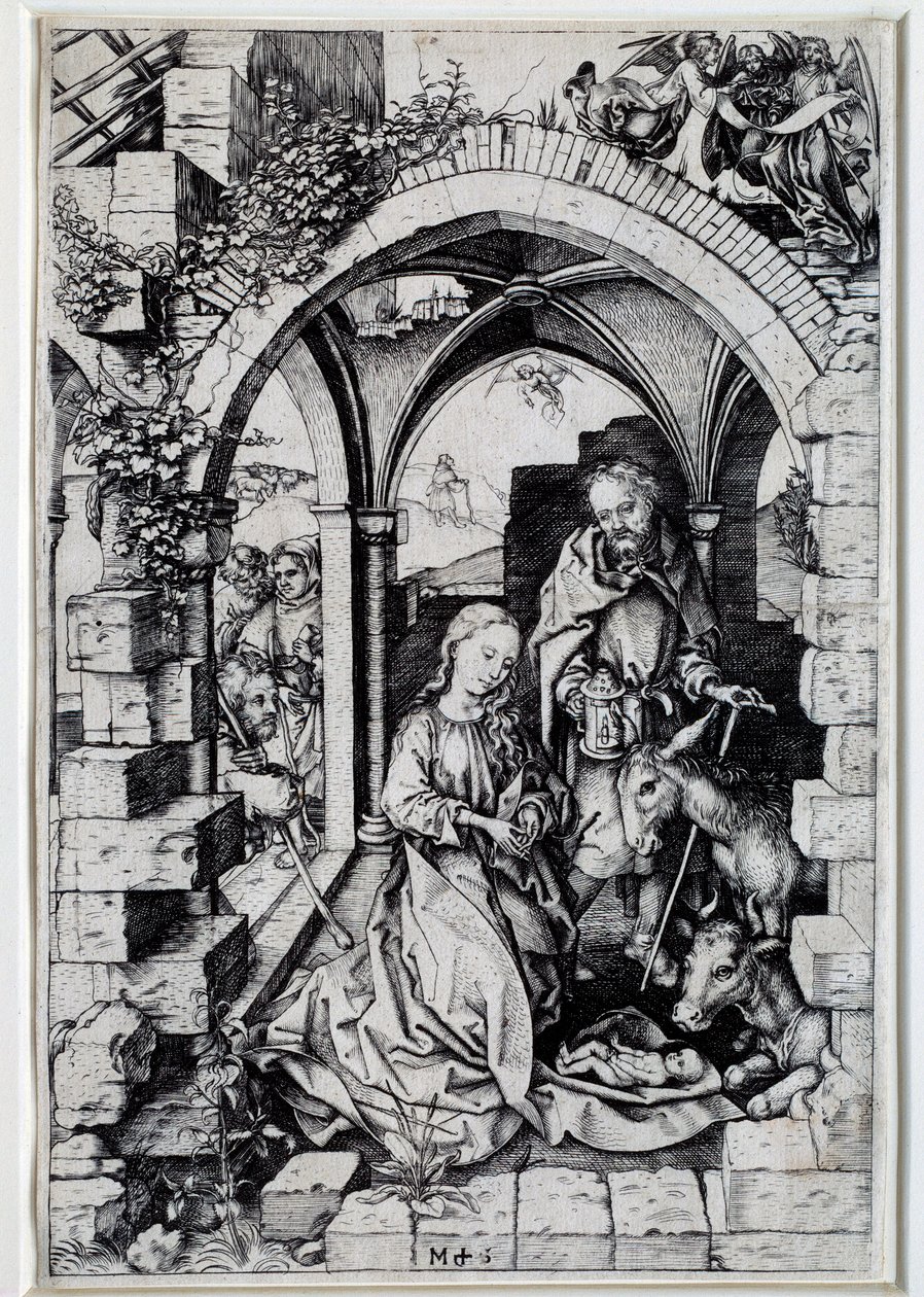 Geboorte door Martin Schongauer
