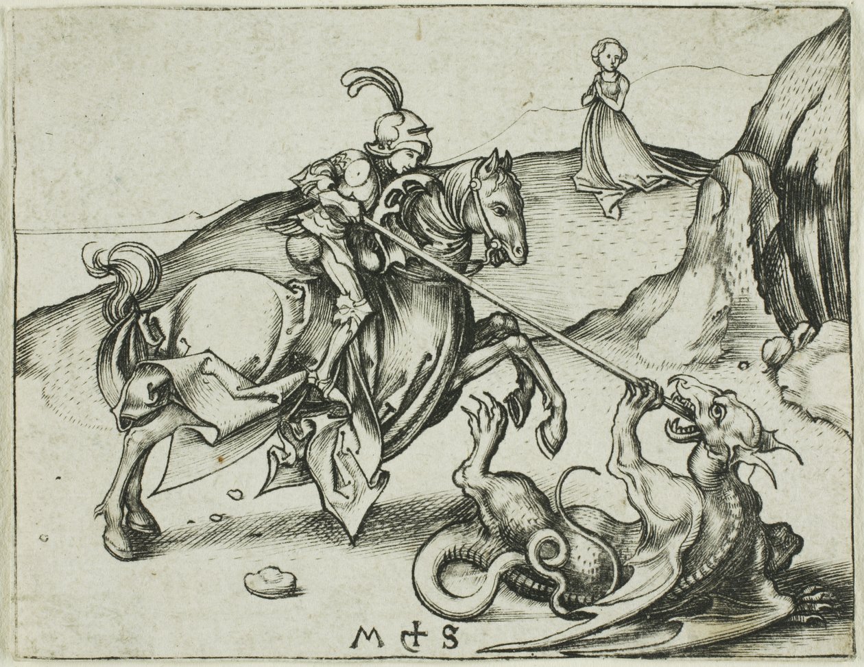St George door Martin Schongauer