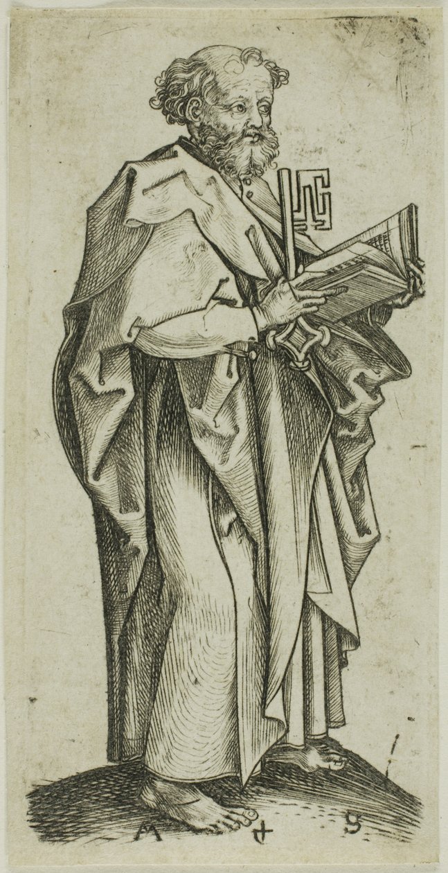 Petrus, van Apostelen door Martin Schongauer