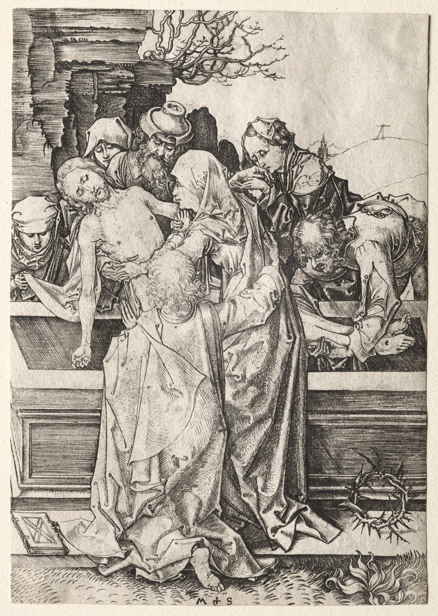 De Passie: De Graflegging door Martin Schongauer