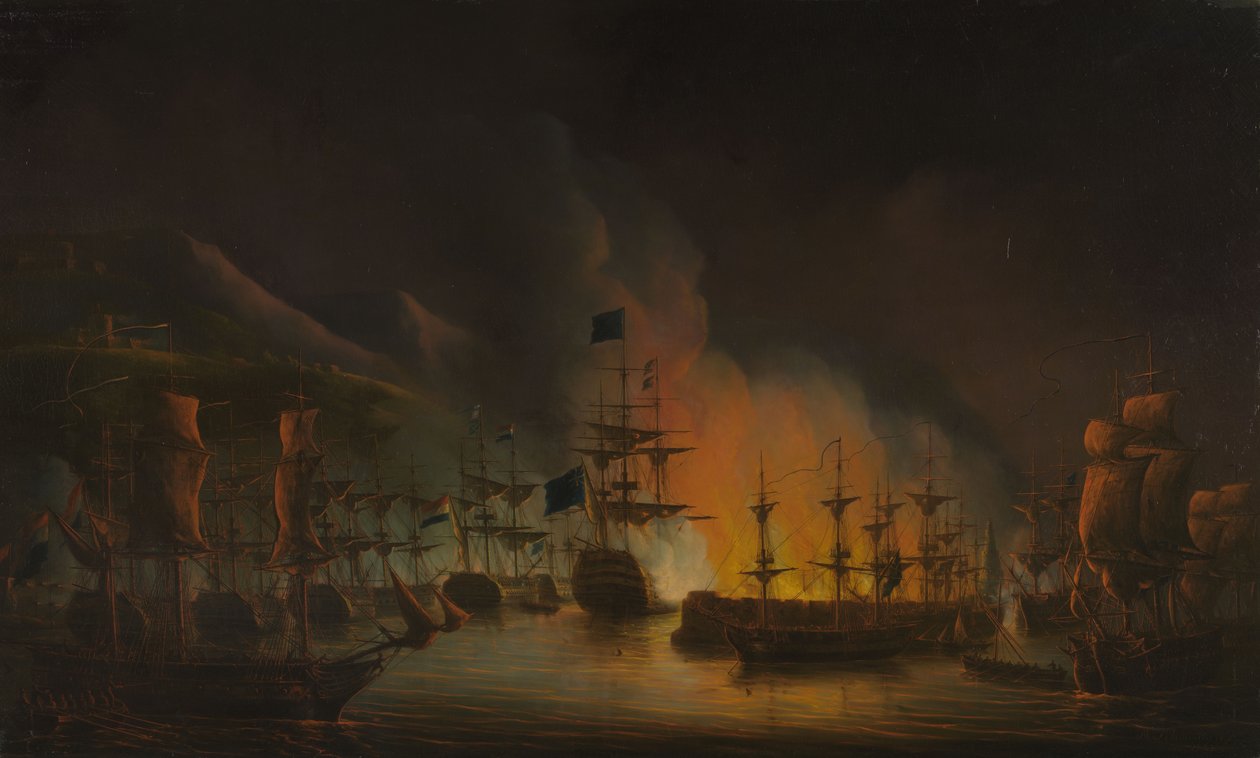 Het bombardement van Algiers door Martin Schouman