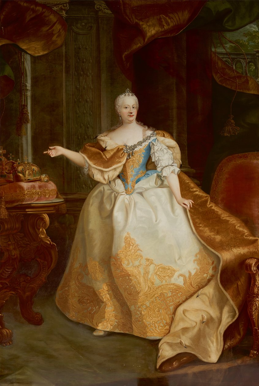 Keizerin Maria Theresia door Martin van Meytens d. J.