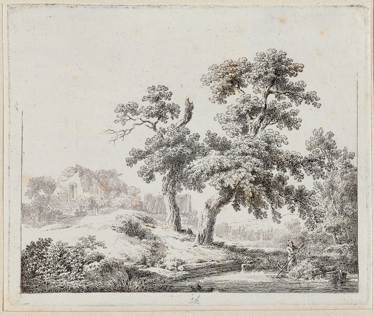 Landschap door Martin von Molitor
