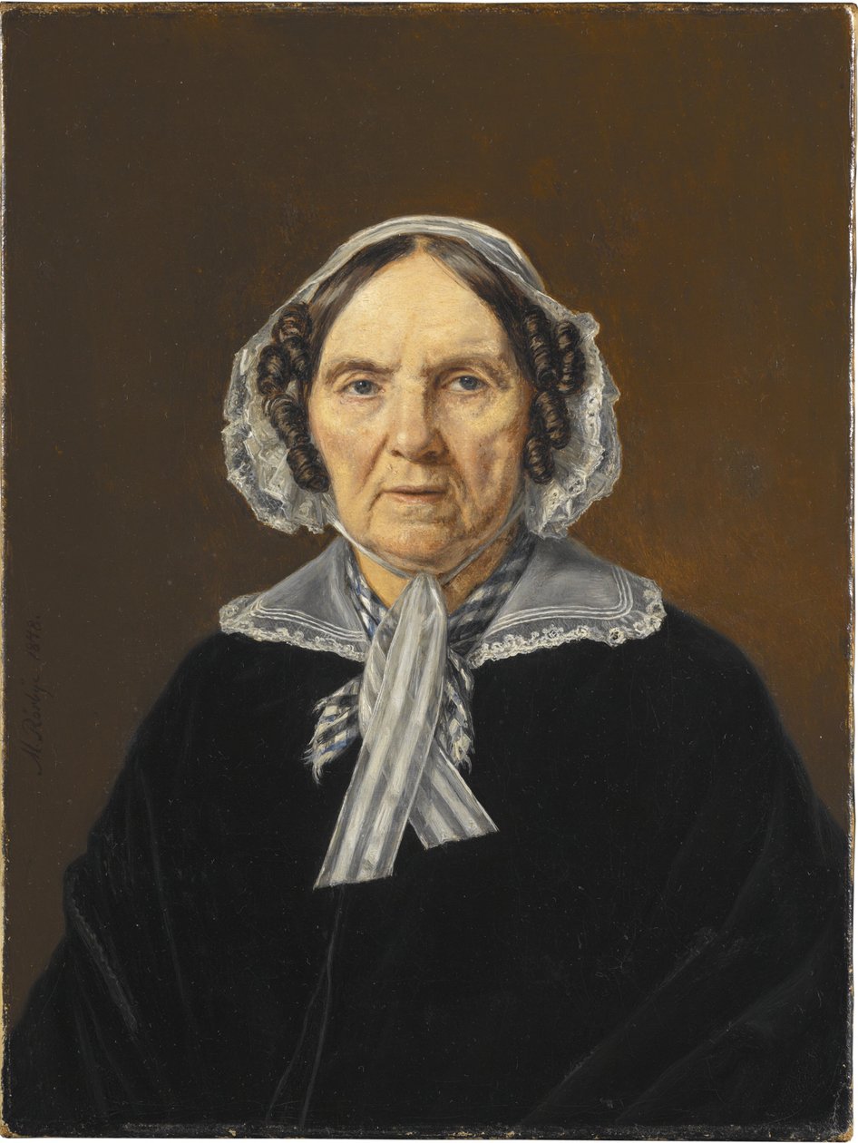 Frederikke Eleonora Cathrine Rørbye, geboren de Stockfleth, de moeder van de kunstenaar door Martinus Rørbye