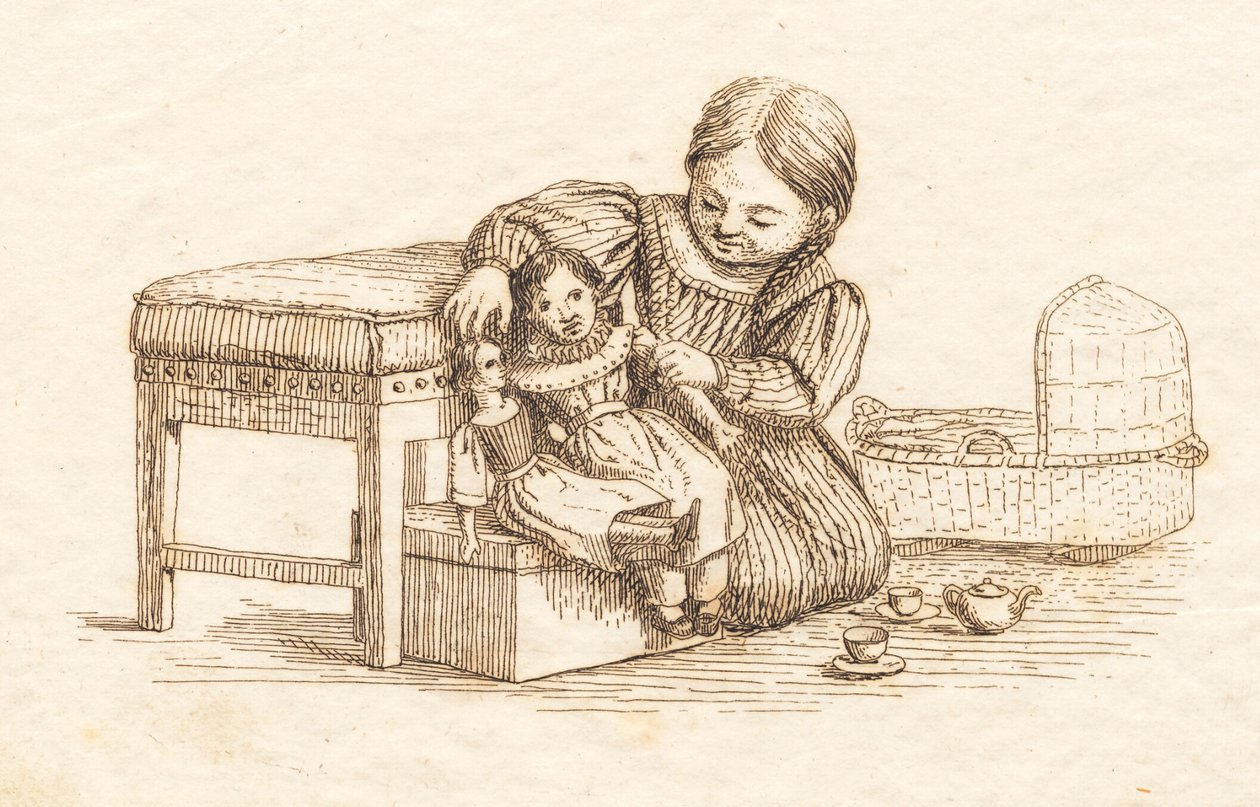 Illustratie voor "Halvhundrede Fabler for Børn" van Hey door Martinus Rørbye