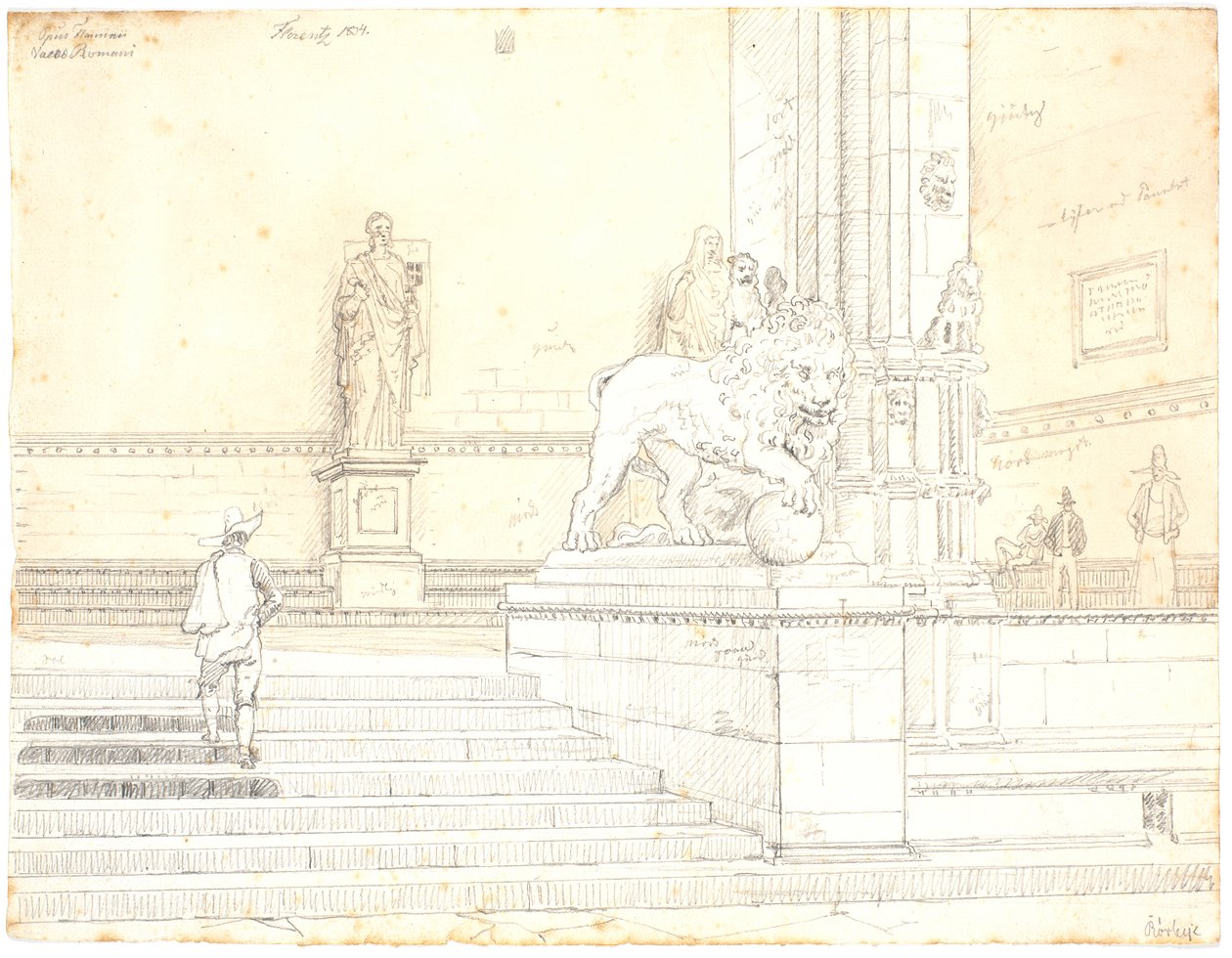 De trap naar Loggia de
