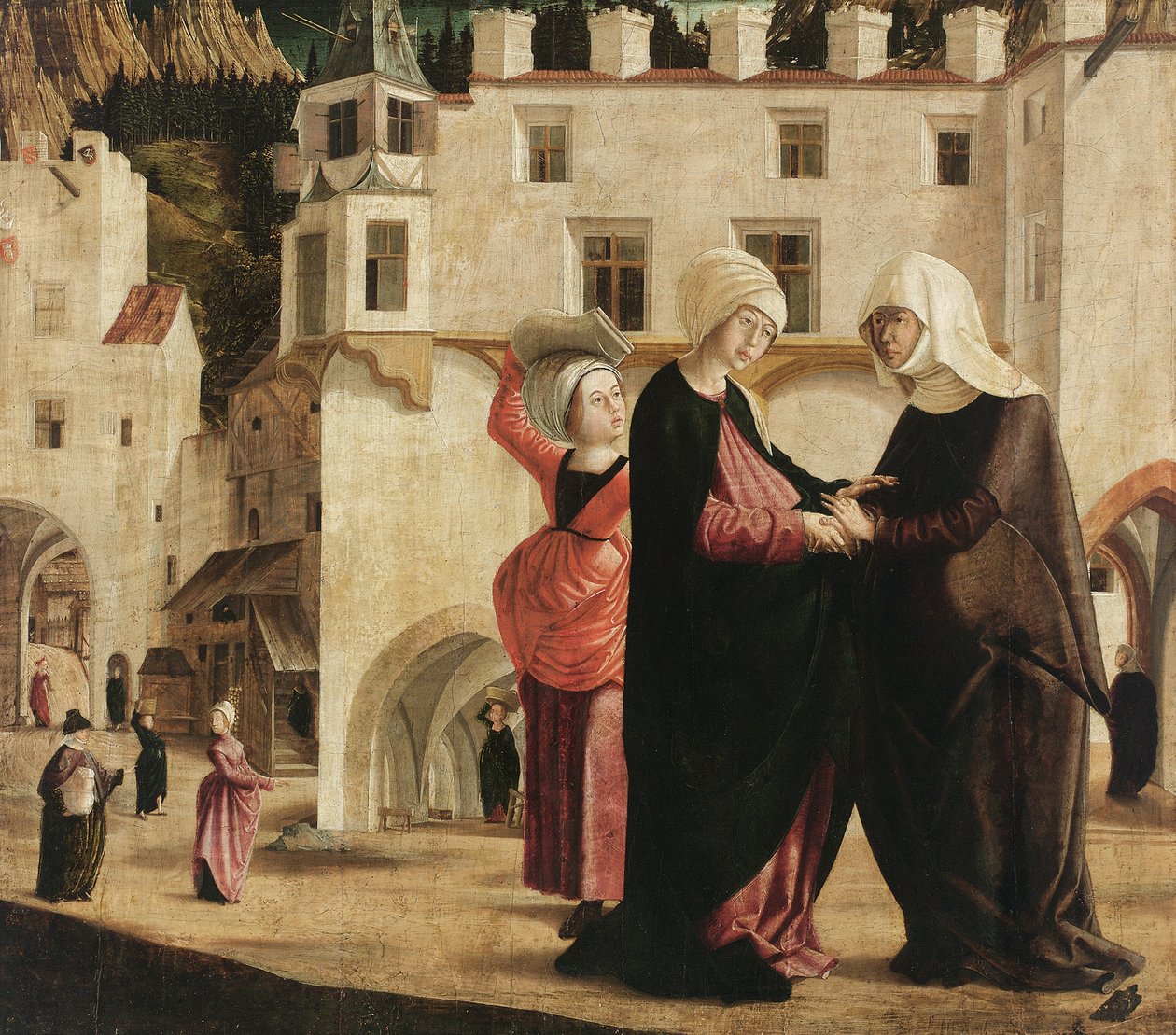De Visitatie, ca. 1502 door Marx Reichlich