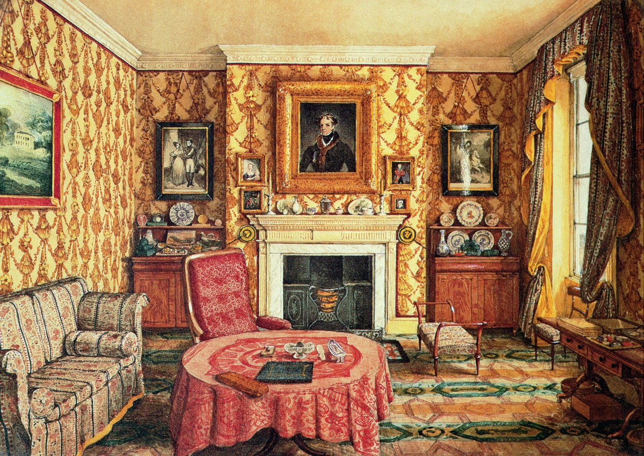 Onze woonkamer in York door Mary Ellen Best