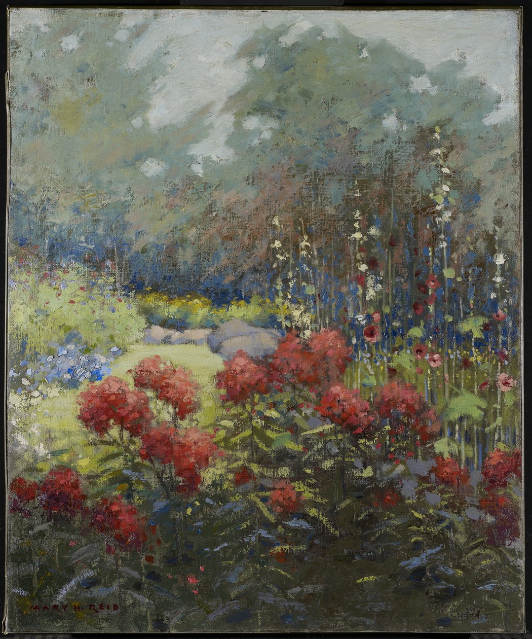 Een tuin in september, c.1894 door Mary Hiester Reid