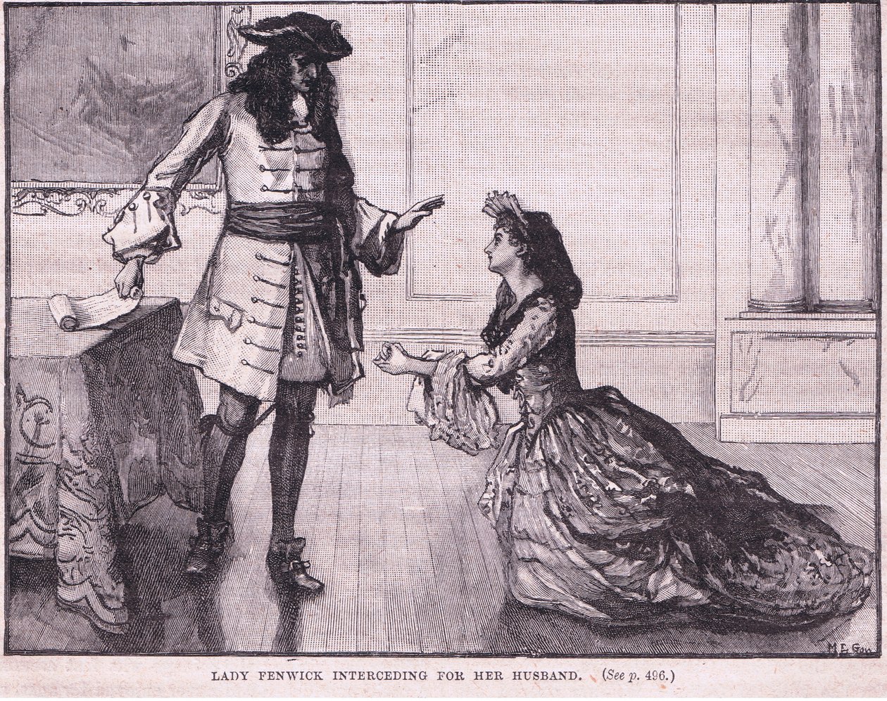 Lady Fenwick pleit voor haar man AD 1696 door Mary L. Gow