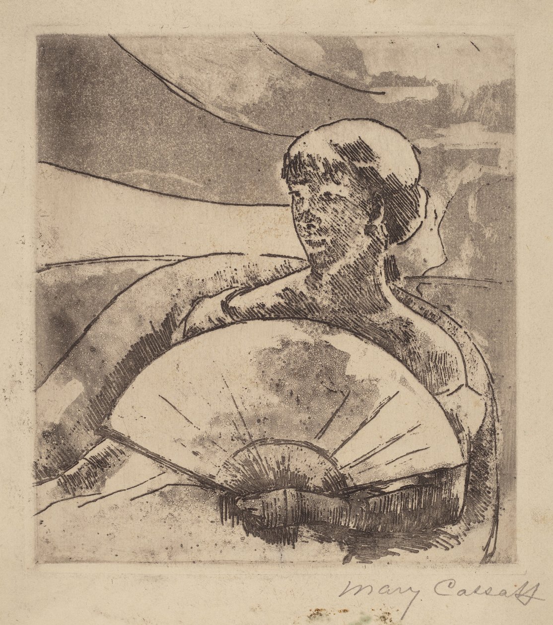 In de Opera Box No. 3 door Mary Cassatt