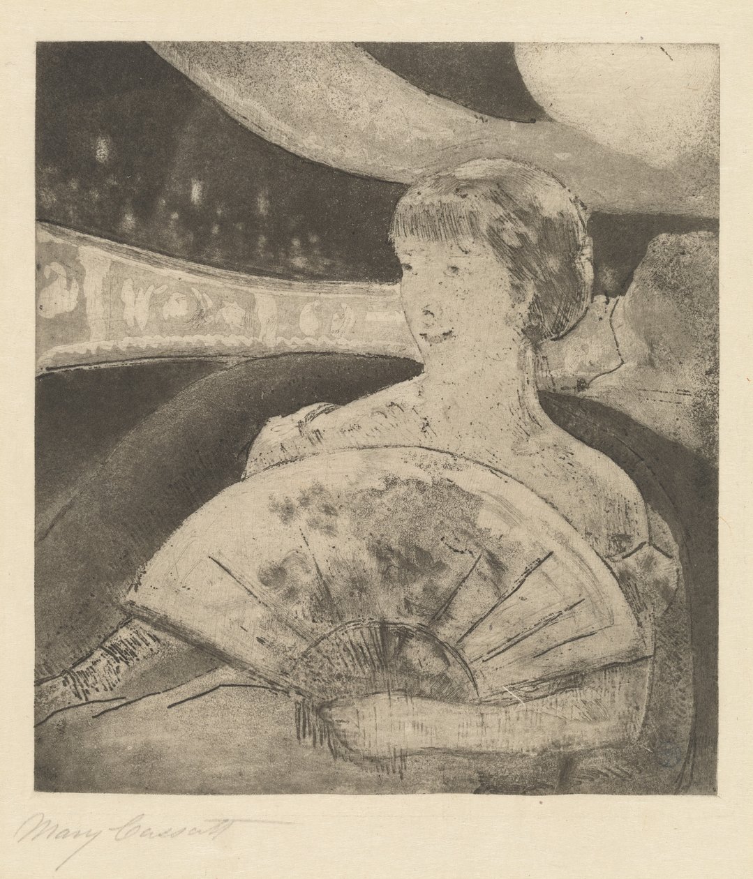 In de Opera Box Nr. 3, c. 1880 door Mary Cassatt