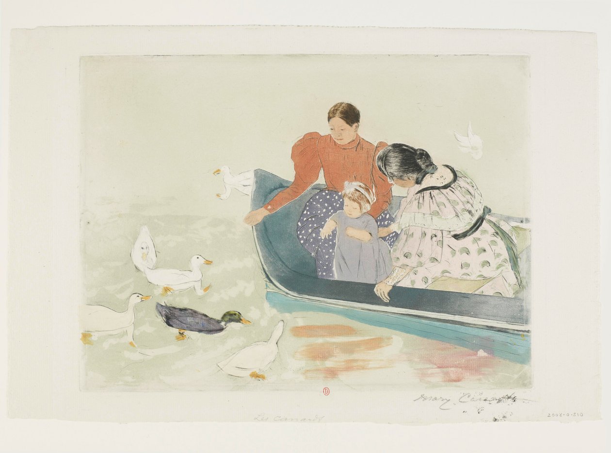 Het eendendiner door Mary Cassatt