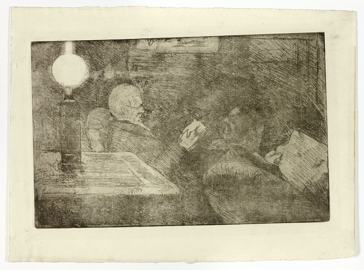 De Heer en Mevrouw Cassatt Lezen door Mary Cassatt