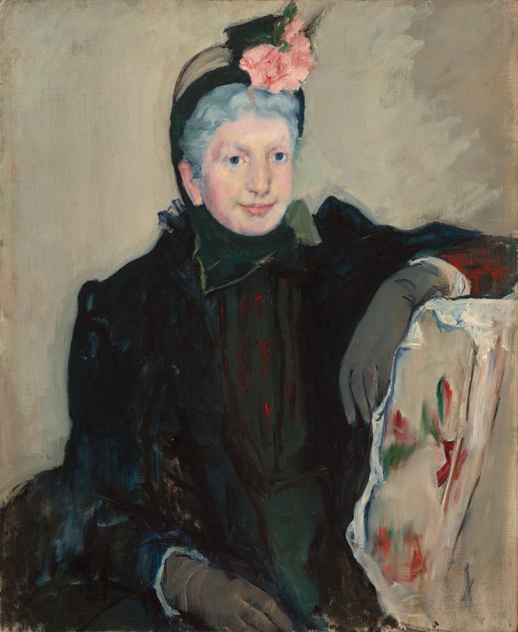 Portret van een oudere dame door Mary Cassatt