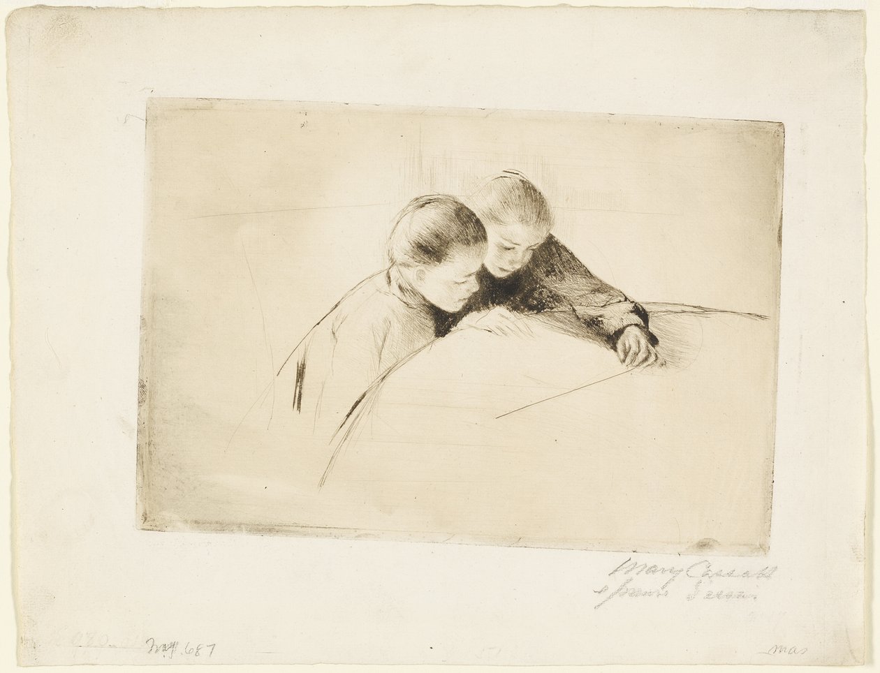 De Kaart door Mary Cassatt