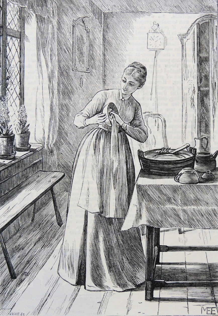 Illustratie van Huisvrouw door Mary Ellen Edwards