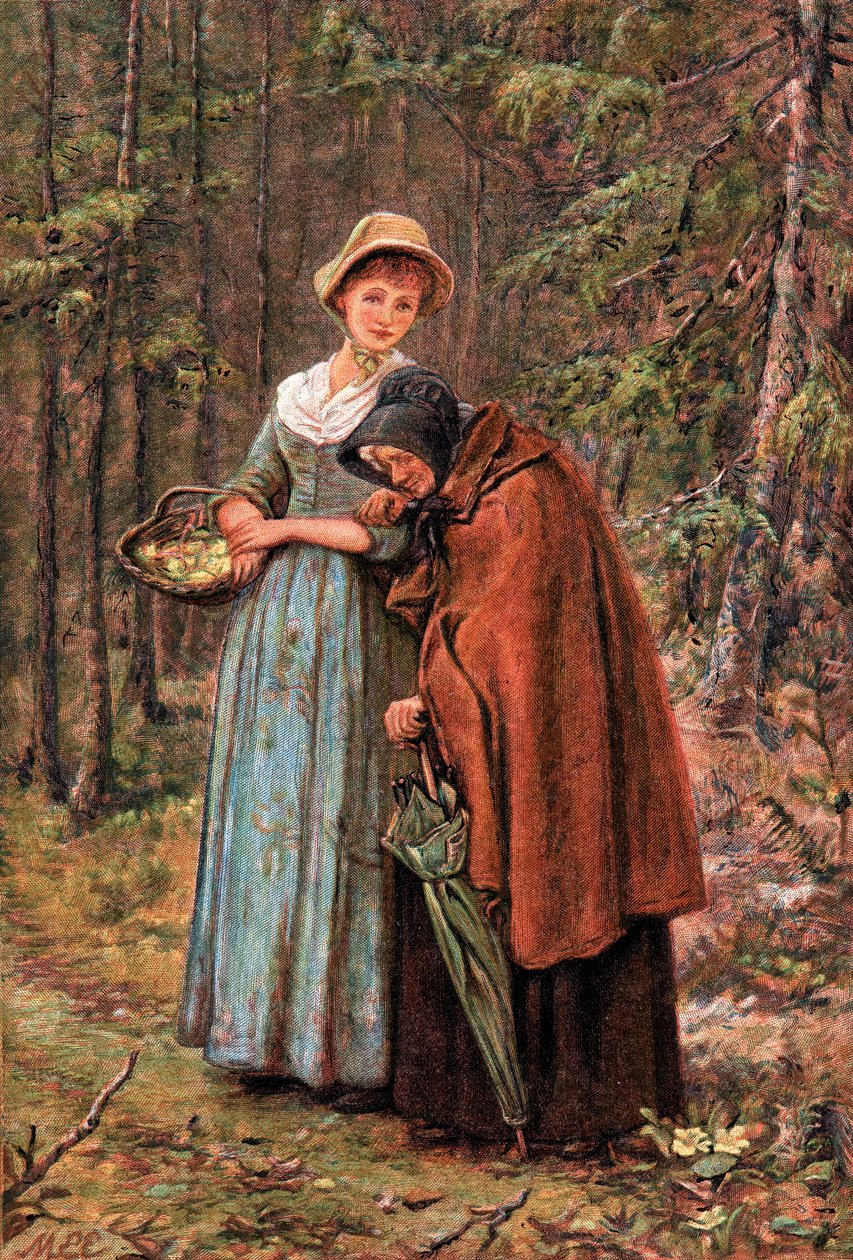 Het groene blad en de dorre, 1887 door Mary Ellen Edwards