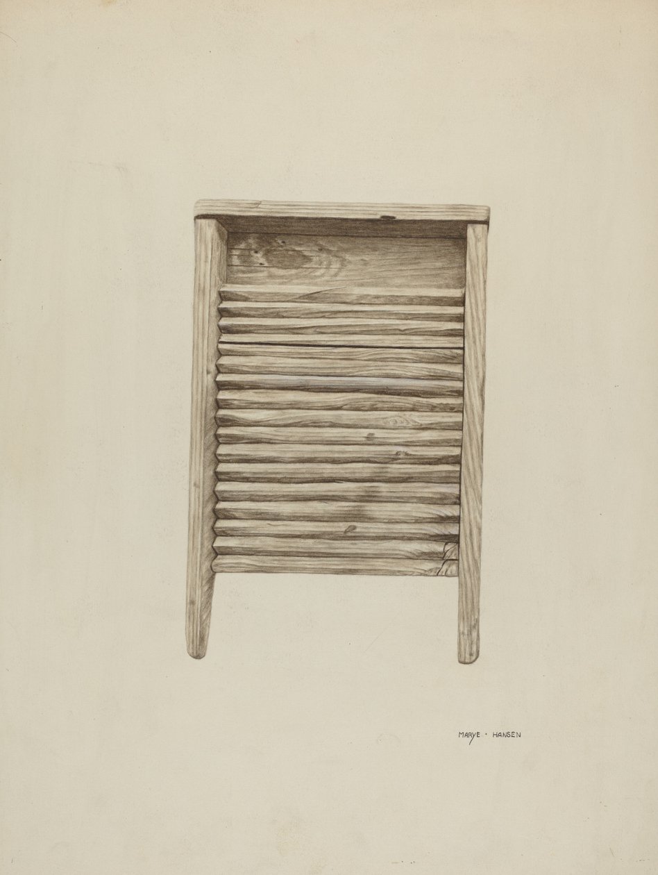Wasbord, c. 1940 door Mary Hansen