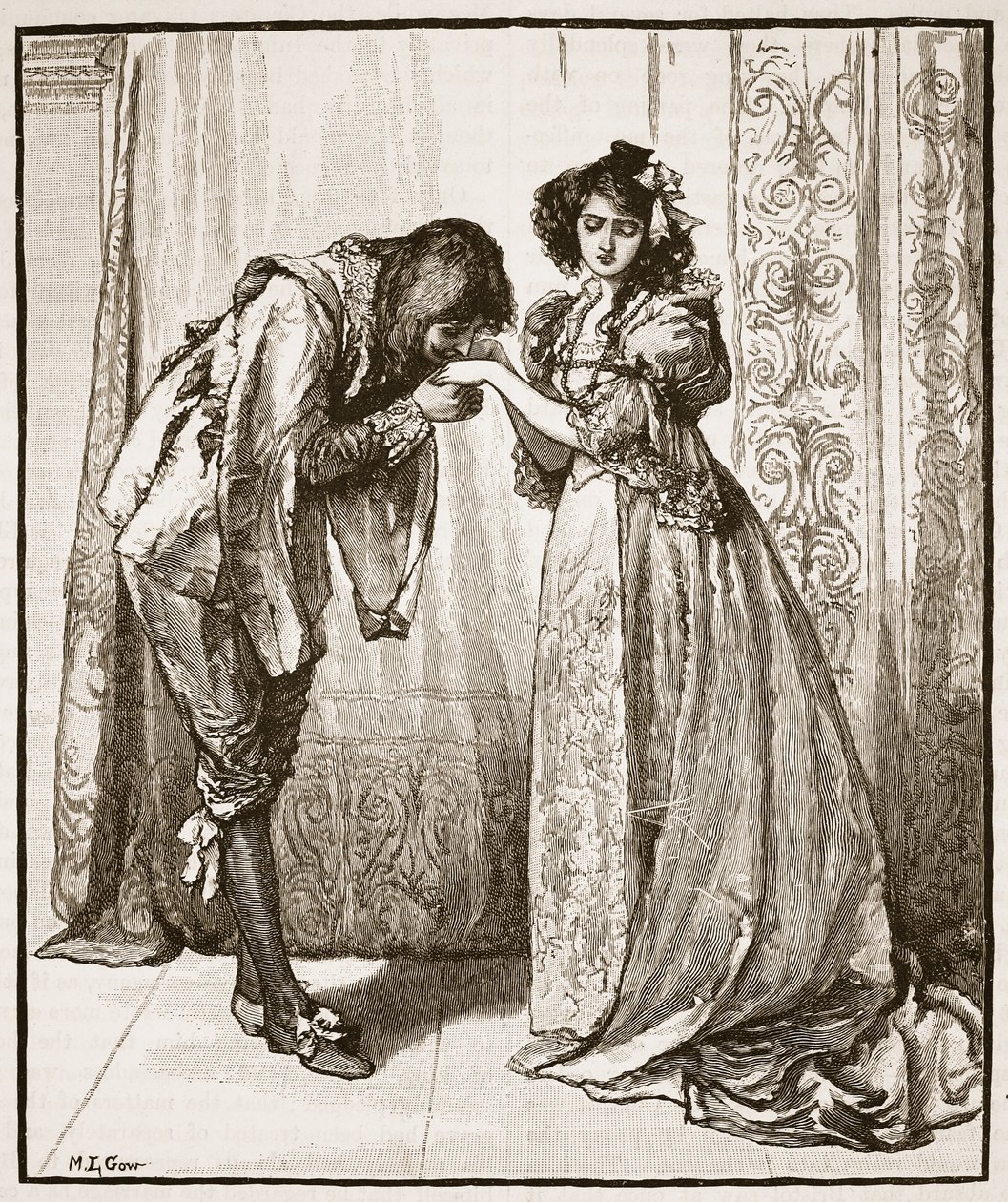 Afscheid van Prins Charles van de Infanta, illustratie uit 