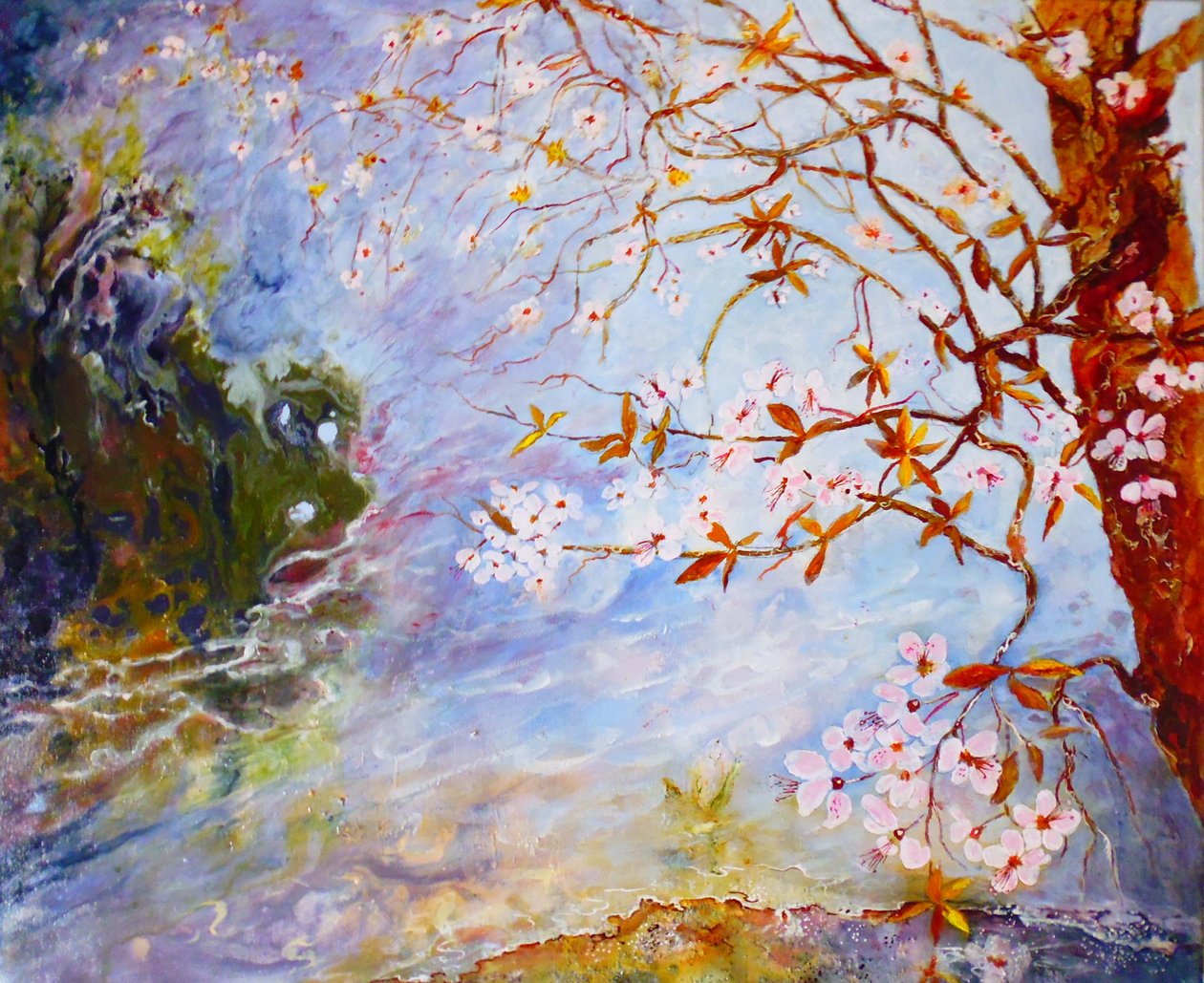 Bloesem in Darley Park door Mary Smith