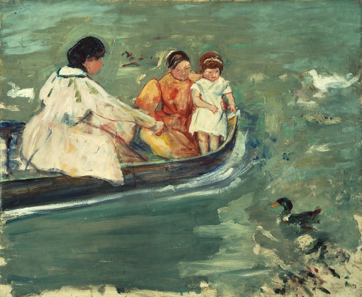 Op het water door Mary Stevenson Cassatt