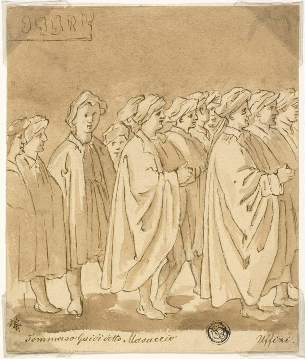 Processie van figuren door Masaccio