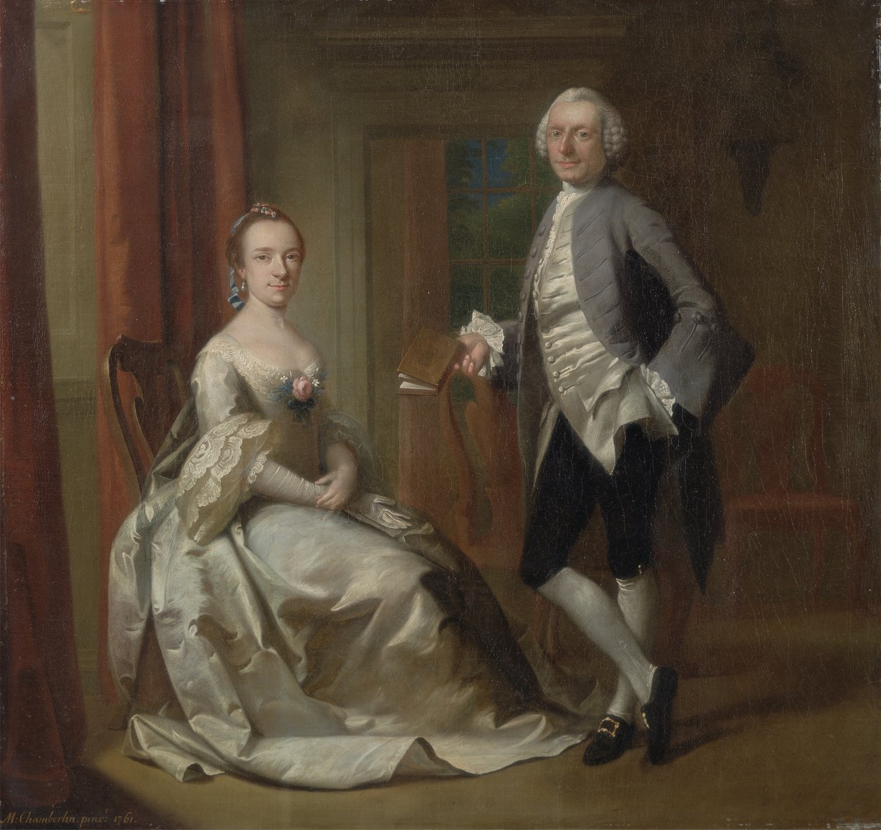 Gesprekstuk, 1761 door Mason Chamberlin
