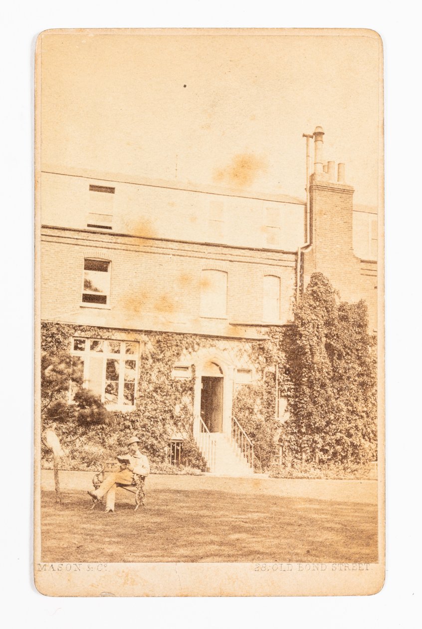 Carte de visite met foto van Gad
