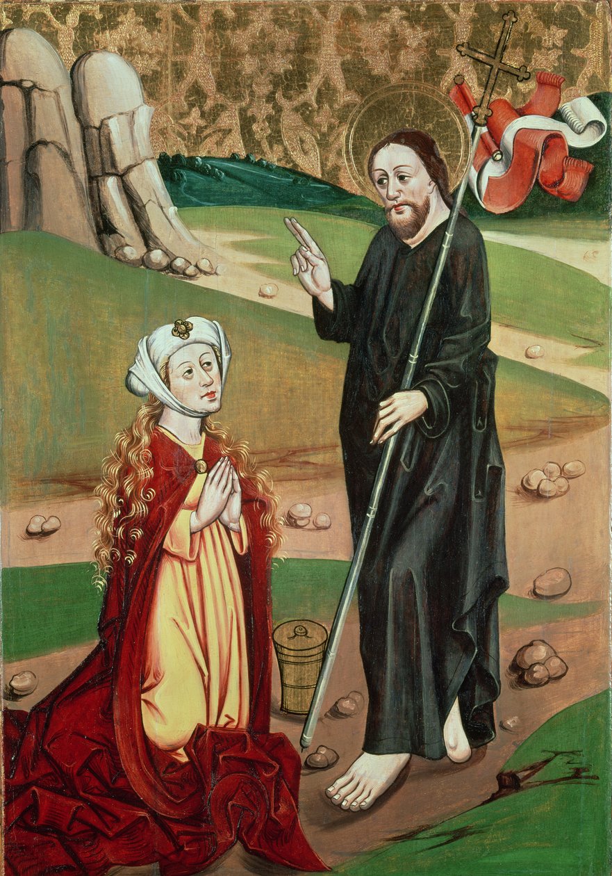 Christus Verschijnt aan Maria Magdalena door Master of Janosret