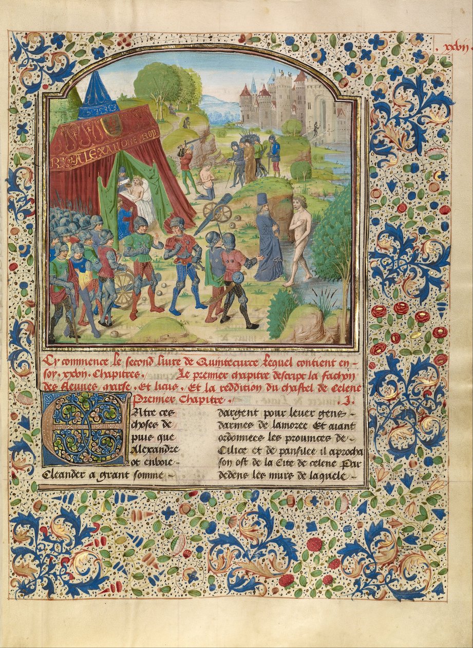 De Ziekte van Alexander aan de Cydnus Rivier en de Dood van Sisinnes door Master of Jardin
