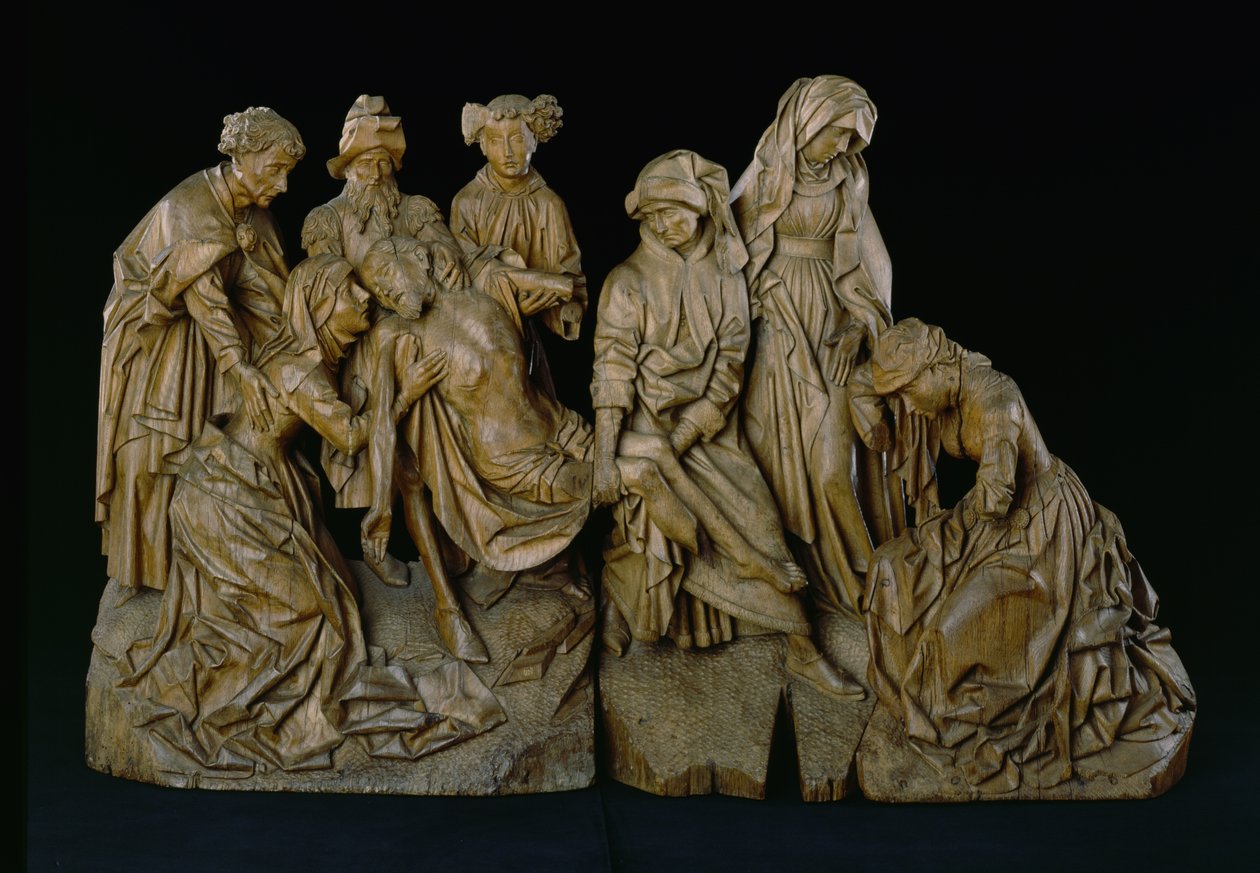 De klaagzang, 1460 door Master of the Arenberg Lamentation Master of the Arenberg Lamentation