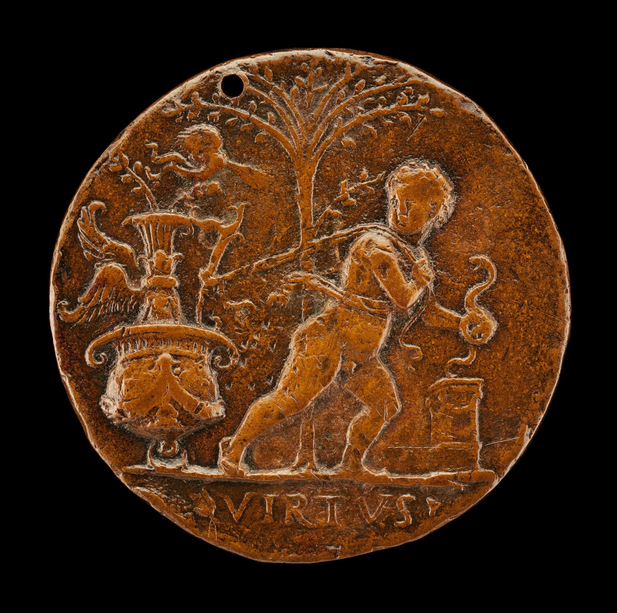 Allegorische scène [voorzijde], 16e eeuw door Master I.S.A.