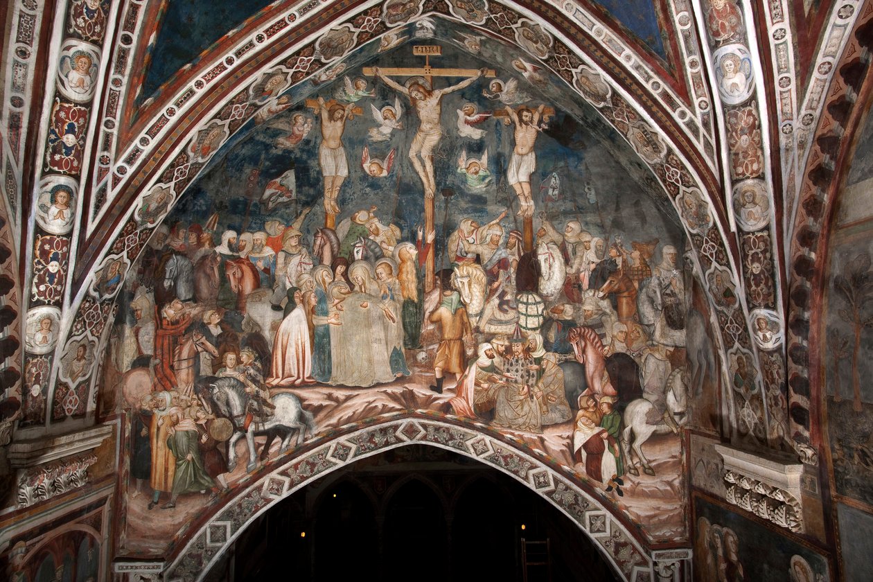 De Kruisiging door Master Trecentesco of Sacro Speco School