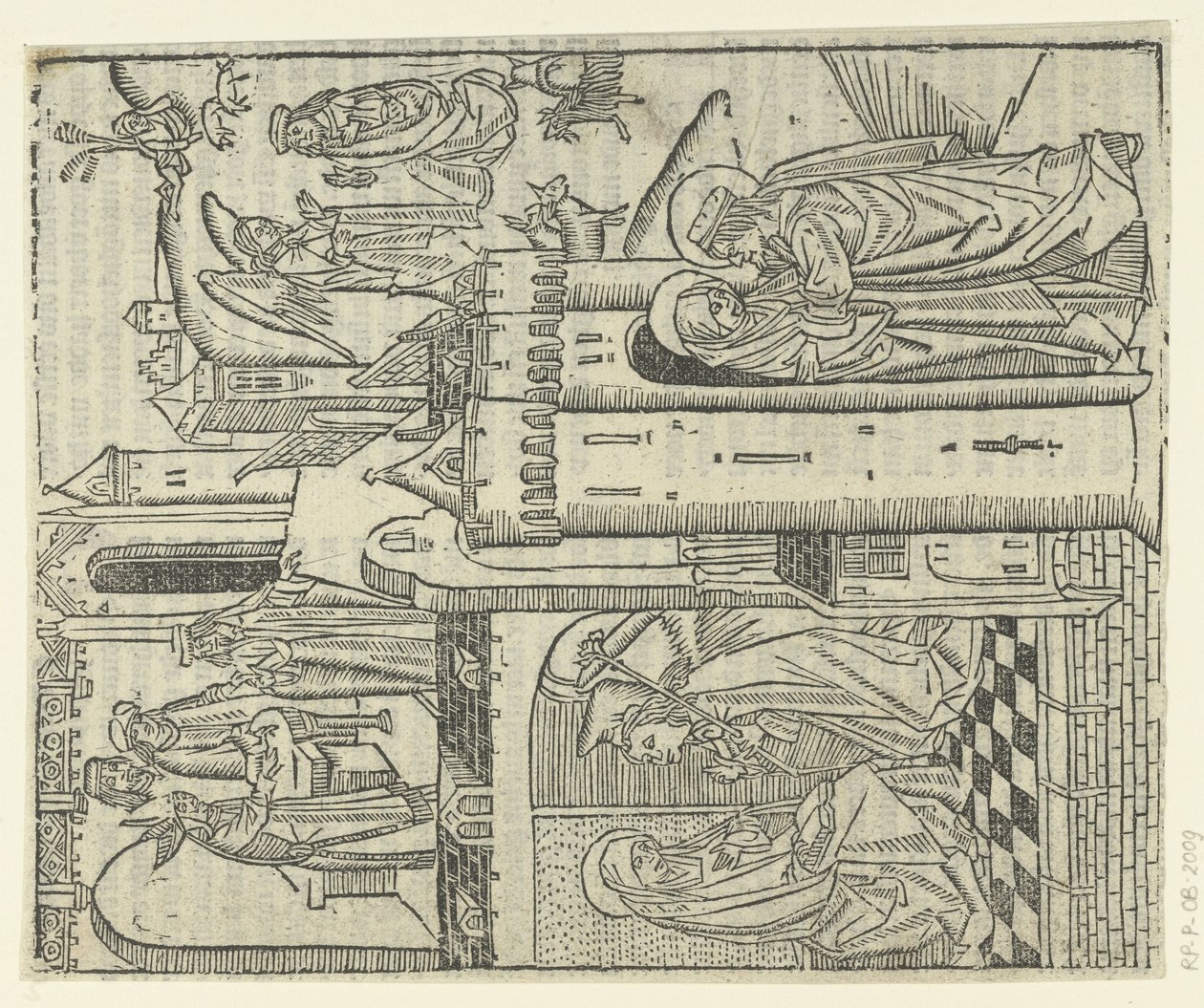 De historie van Anna en Joachim door Master of Delft (attributed to)