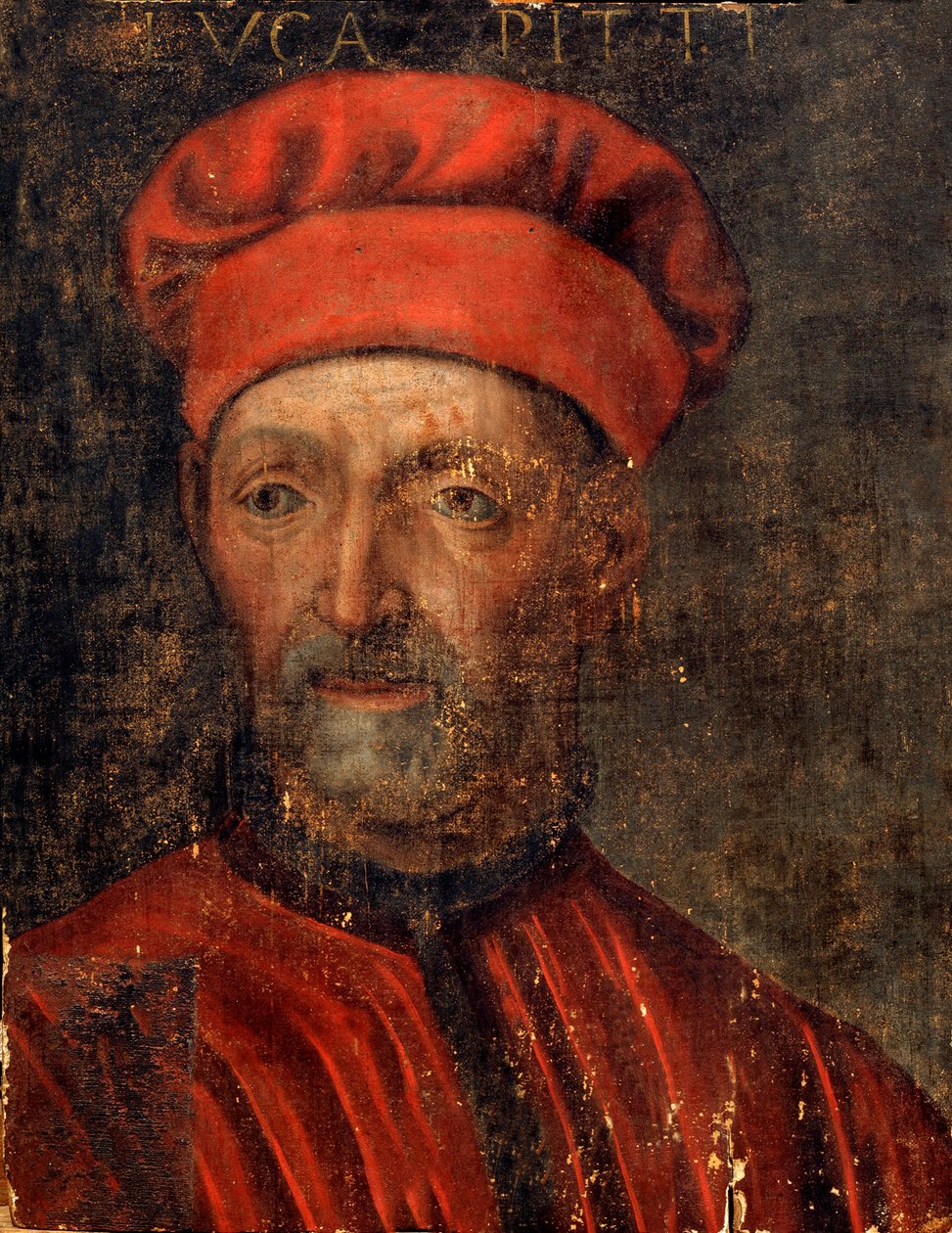 Portret van Luca Pitti door Master of Florence