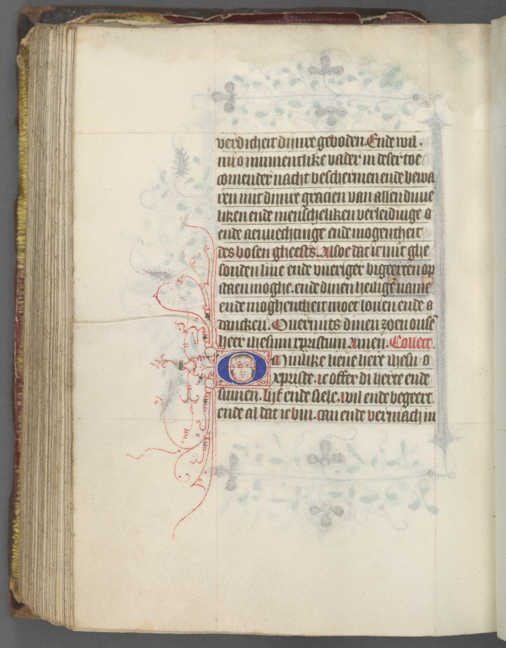 Getijdenboek Gebruik van Utrecht: fol. 157v, Tekst, ca. 1460-1465 door Master of Gijsbrecht van Brederode