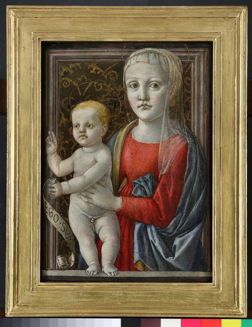 Madonna en Kind door Master of Pratovecchio