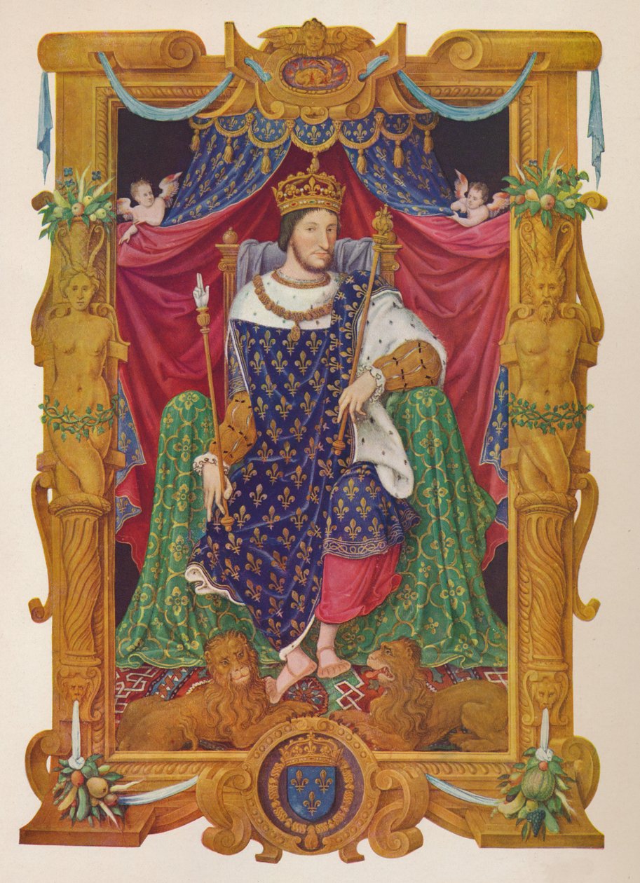 François I als jonge man, ca. 1566, 1939 door Master of The Hours of Henri