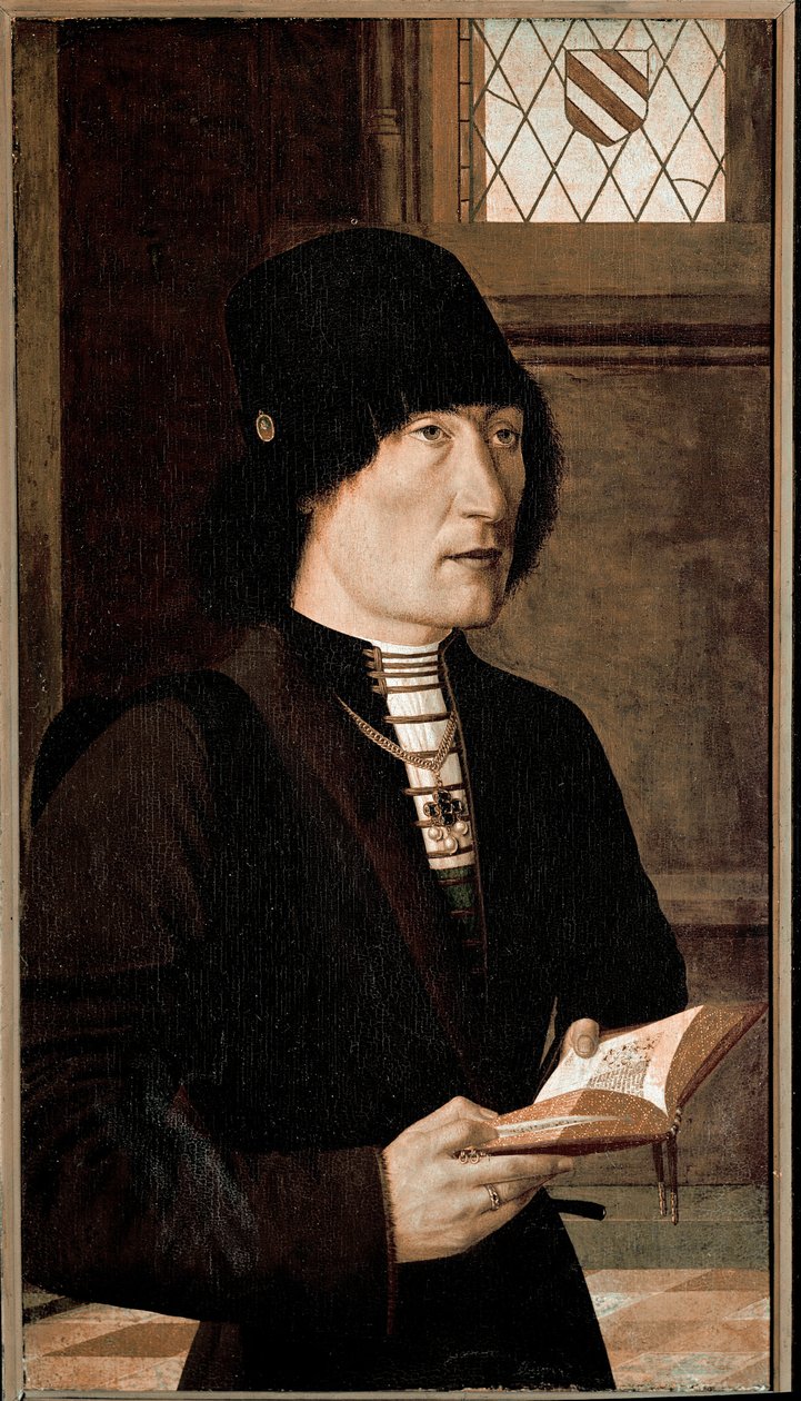 Portret van Pierantonio Baroncelli door Master of the Baroncelli Portraits